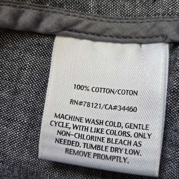 EILEEN FISHER lightweight Denim Blazer Jacket. Size Medium - Picture 10 of 12